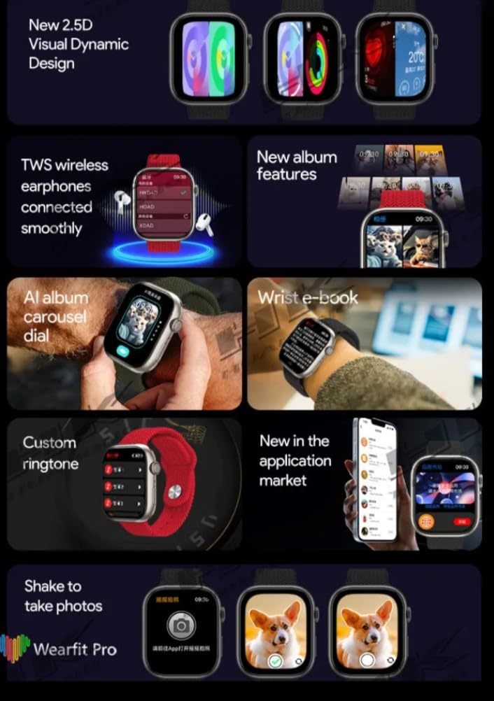 HK9 Pro Max Plus Smart Watch