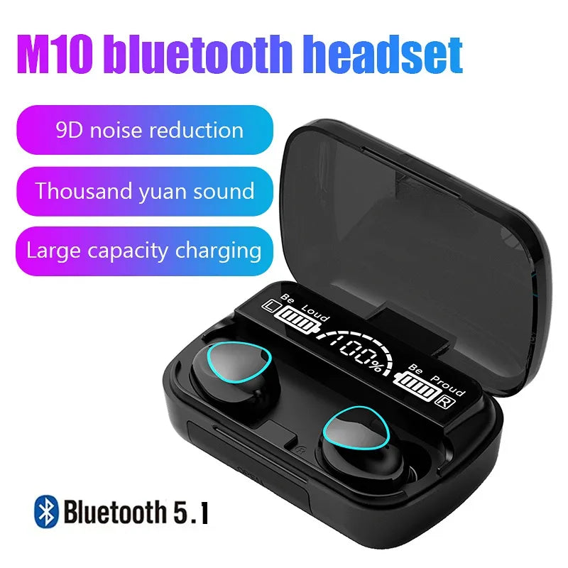 M10 TWS Wireless Earbuds Bluetooth Earphone